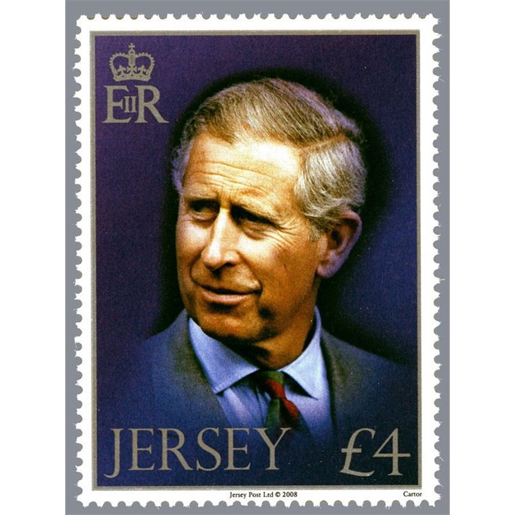 JERSEY 2008 Compleanno del Principe Carlo MNH**