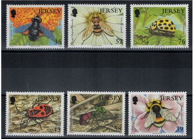 JERSEY 2008 Insects 6v