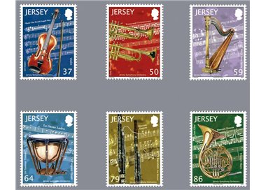 JERSEY 2011 75th Musical Instruments 6v