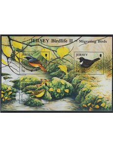 JERSEY 2008 Uccelli migratori (2ª serie) BF MNH** - BF79