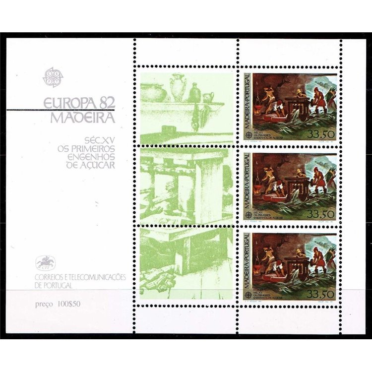 MADERA 1982 Europa BF MNH**