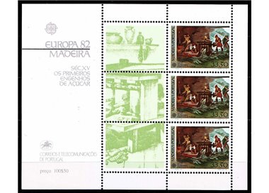 MADEIRA 1982 Europe s/s MNH**