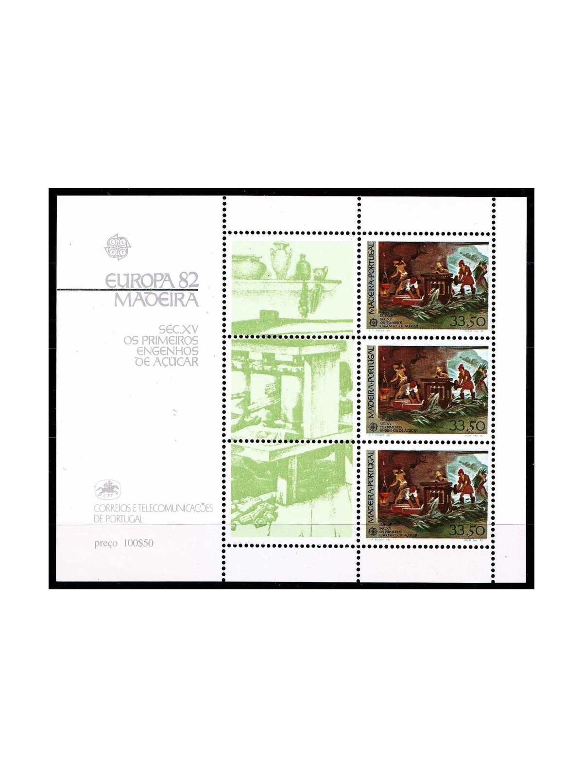 MADEIRA 1982 Europe s/s MNH**