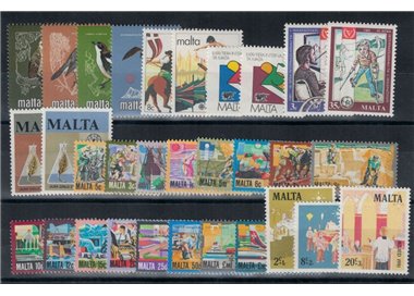 MALTA 1981 Annata completa 31v MNH**