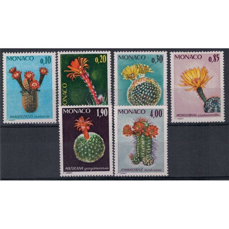 MONACO 1974 Piante esotiche 6v MNH**
