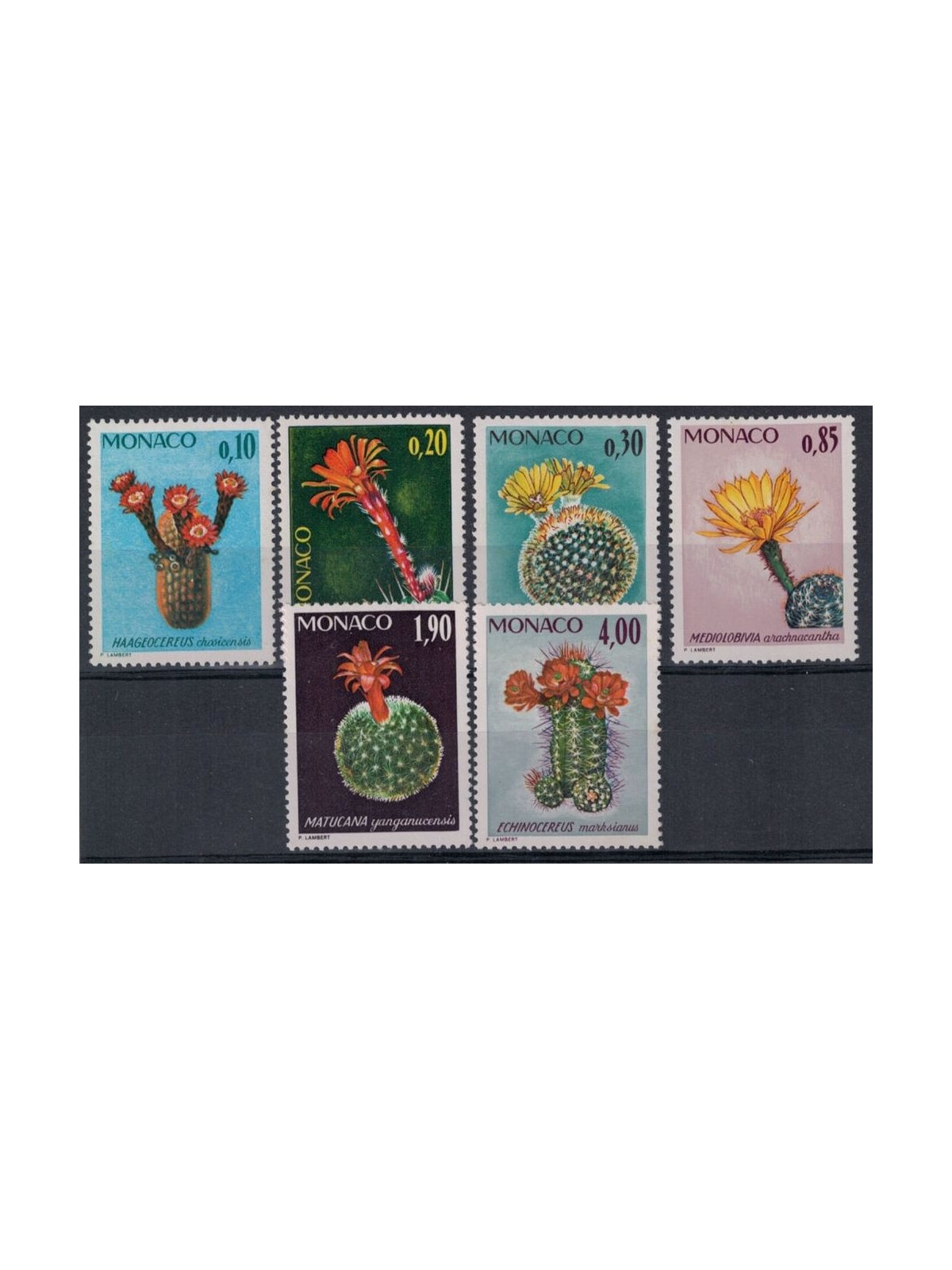 MONACO 1974 Piante esotiche 6v MNH**