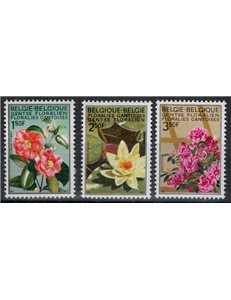 BELGIUM 1970 Floral Exhibition 3v MNH**