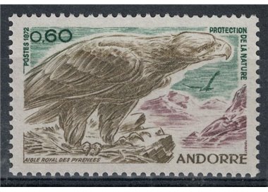 ANDORRA FRANCESE 1972 Protezione della natura MNH**
