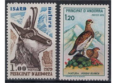 ANDORRA FRENCH 1979 Nature Conservation 2v MNH**