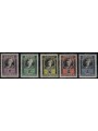 LUSSEMBURGO 1926 Caritas, pro infanzia 5v MH*