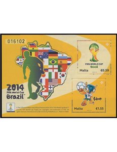 MALTA 2014 FIFA World Cup s/s MNH**