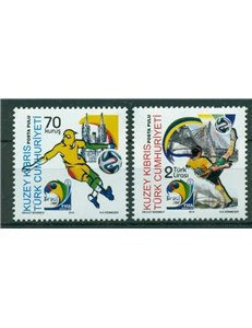 NORTHERN CYPRUS 2014 FIFA World Cup 2v MNH**