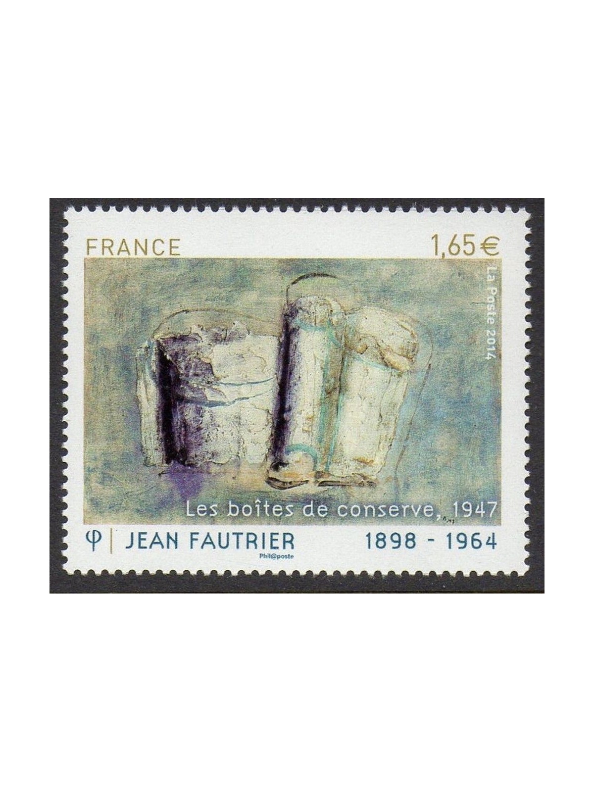 FRANCE 2014 Art (Jean Fautrier) MNH**
