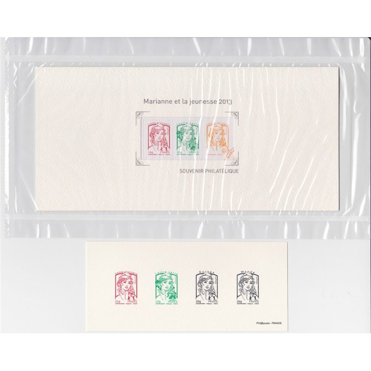FRANCE 2013 Marianne et la jeunesse (Philatelic Souvenir)