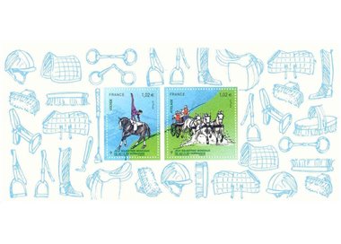 FRANCE 2014 Equestrian Sports (Philatelic Souvenir)