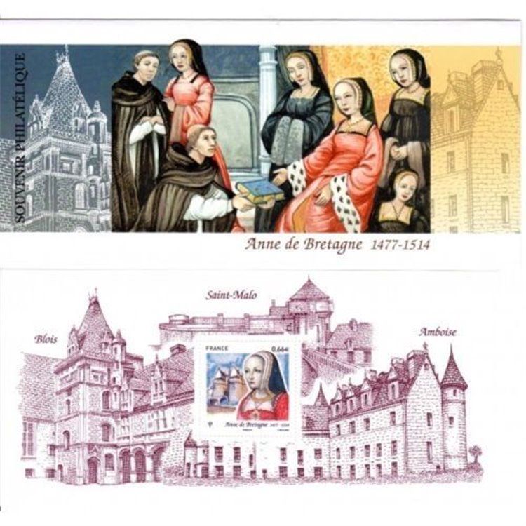 FRANCIA 2014 Anna di Bretagna (Souvenir Filatelico)