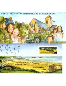 FRANCE 2014 Normandy Landings (Philatelic Souvenir)