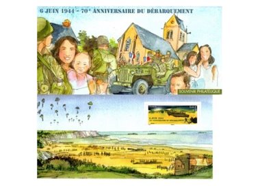 FRANCE 2014 Normandy Landings (Philatelic Souvenir)
