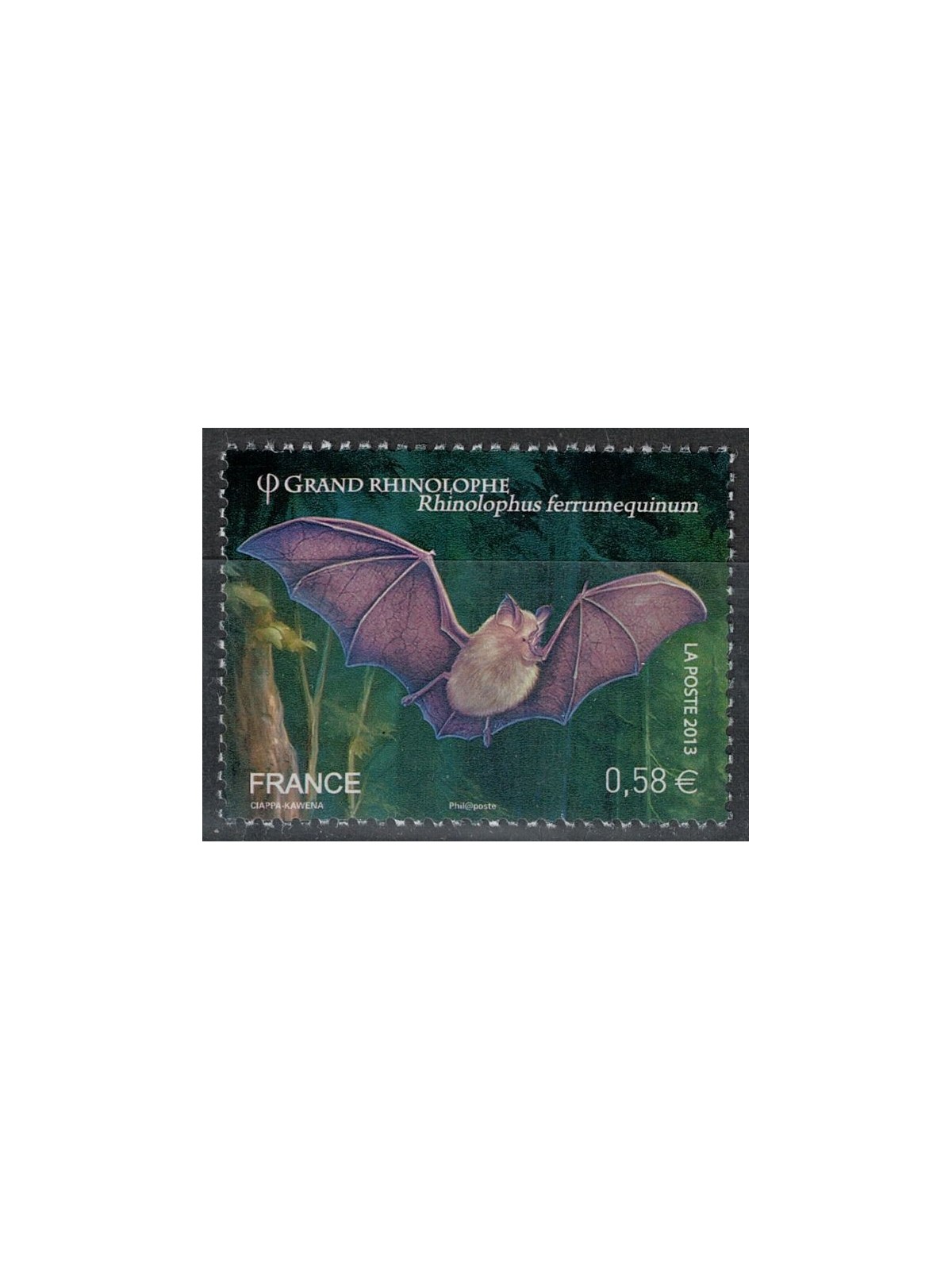 FRANCIA 2013 Pipistrelli 1v MNH**