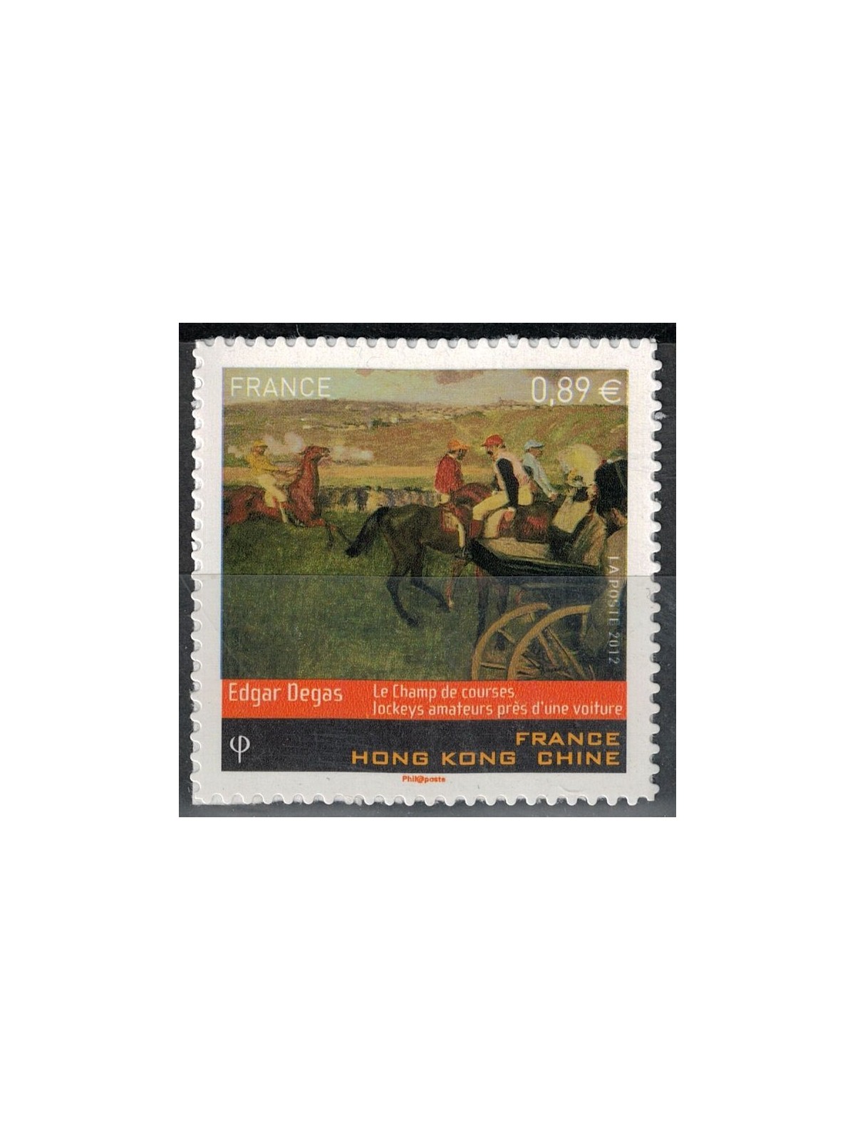 FRANCIA 2012 Arte (Edgar Degas) ad. MNH**
