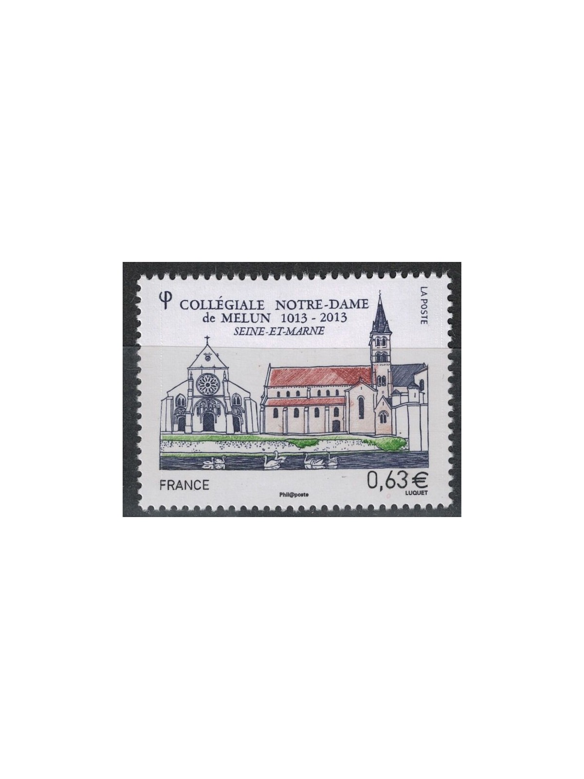 FRANCIA 2013 Chiesa Collegiata Notre-Dame MNH**