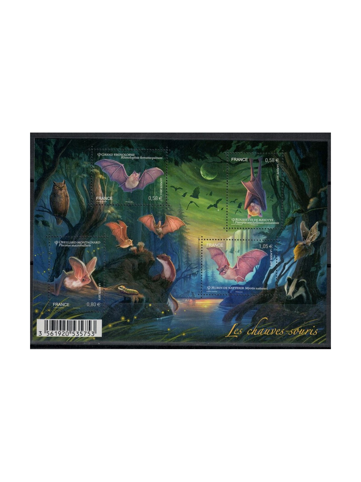 FRANCE 2013 Bats 1 s/s MNH**