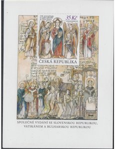 CZECH REPUBLIC 2013 Evangelization of Great Moravia, Cyril and Methodius s/s MNH**
