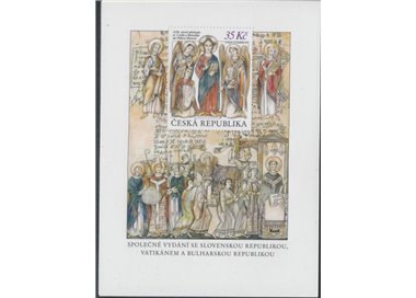 CZECH REPUBLIC 2013 Evangelization of Great Moravia, Cyril and Methodius s/s MNH**
