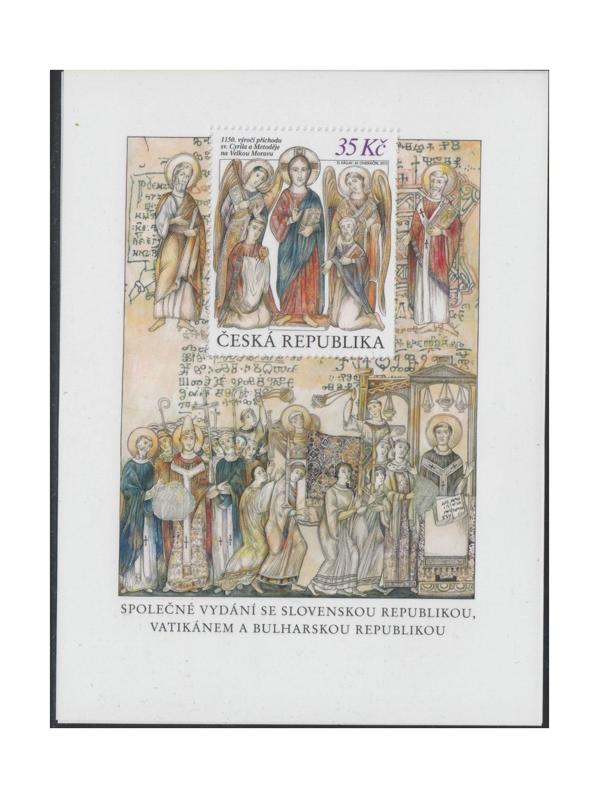CZECH REPUBLIC 2013 Evangelization of Great Moravia, Cyril and Methodius s/s MNH**
