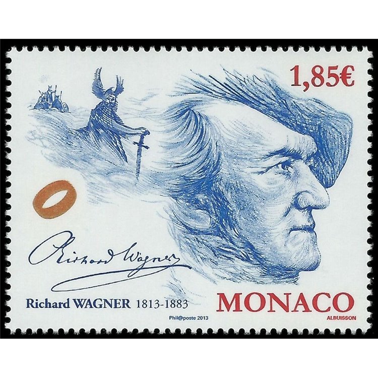 MONACO 2013 Richard Wagner 1v MNH**