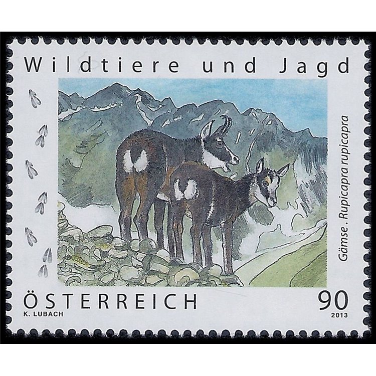 AUSTRIA 2013 Fauna e caccia, animali selvatici 1v MNH**