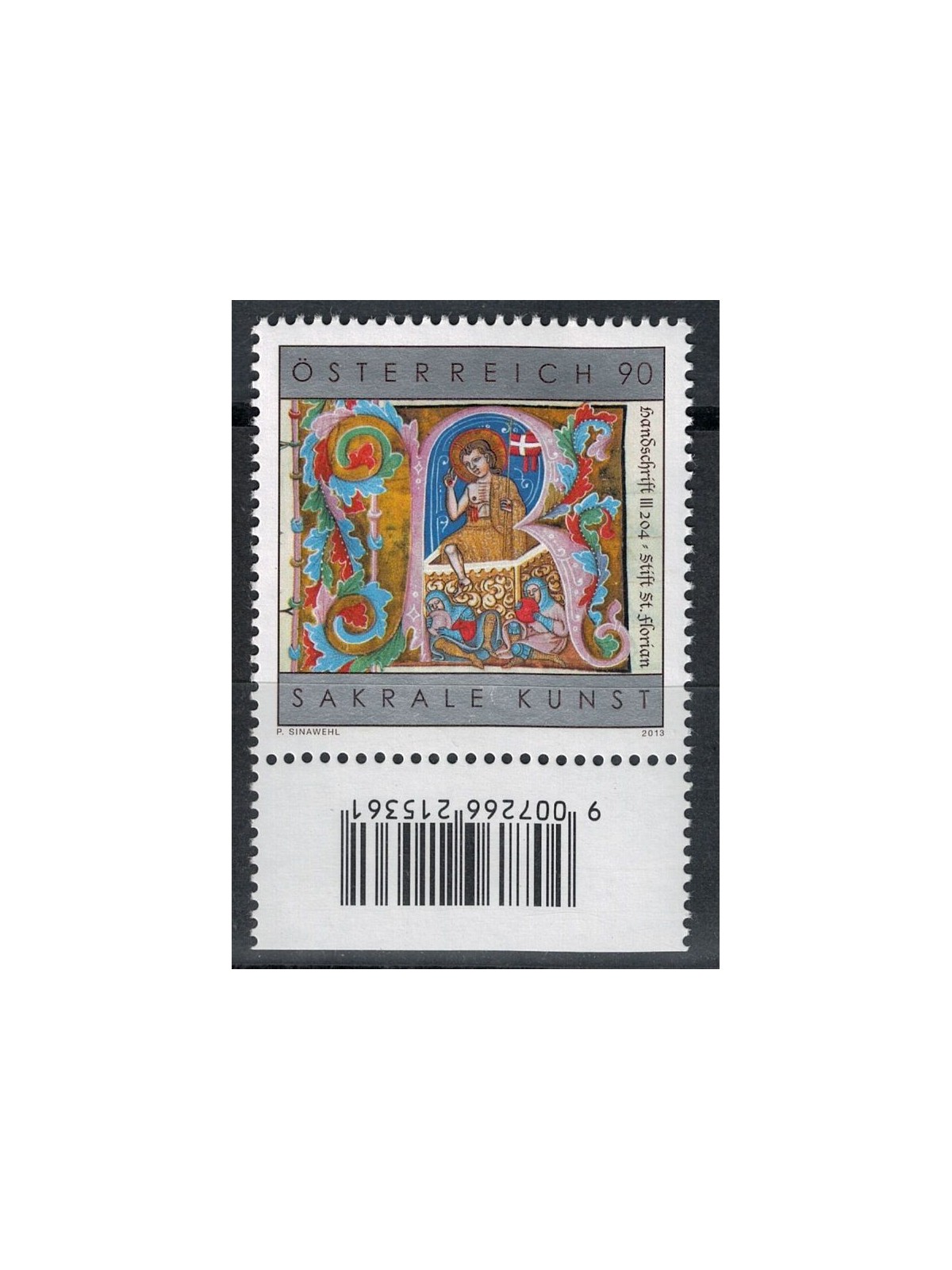AUSTRIA 2013 Sacred Art, Basilica of San Floriano 1v MNH**