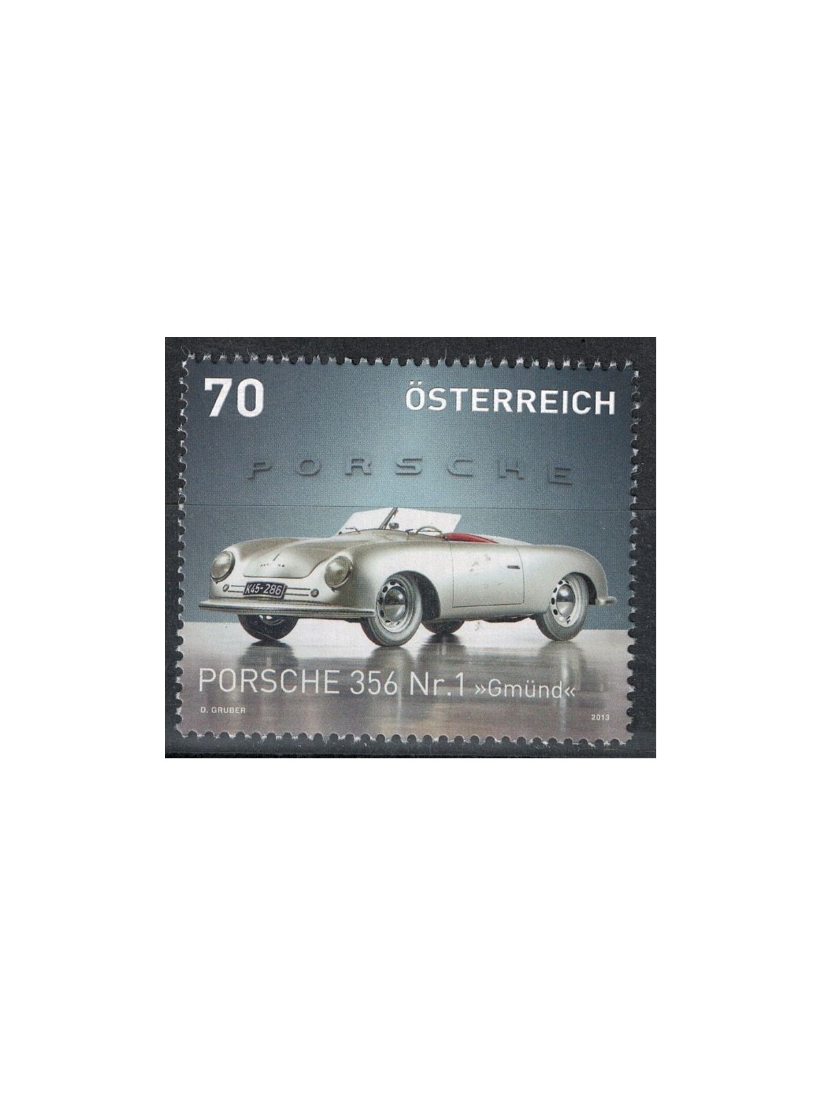 AUSTRIA 2013 Cars, Porsche 1v MNH**