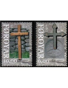 FAEROER 2008 Natale, antiche Croci 2v MNH**
