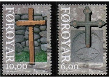 FAEROER 2008 Natale, antiche Croci 2v MNH**