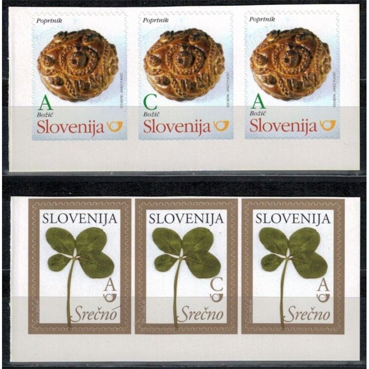 SLOVENIA 2011 Christmas A-C-A 6v MNH**