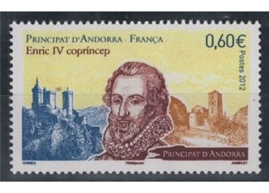 ANDORRA FRANCESE 2012 Re Enrico IV di Navarra MNH**