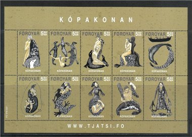 FAEROER 2007 Myths and legends, the seal woman s/s MNH**