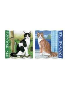 FAEROER 2011 Cats 2v MNH**