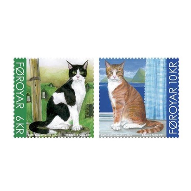 FAEROER 2011 Cats 2v MNH**