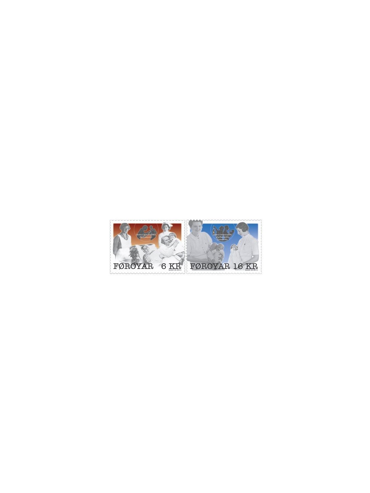 FAEROER 2011 Traditional women's professions 2v MNH**