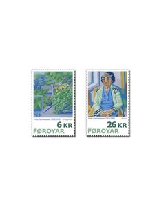 FAEROER 2011 Arte, Frida Zachariassen 2v MNH**