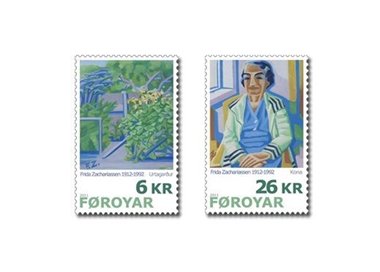 FAEROER 2011 Arte, Frida Zachariassen 2v MNH**