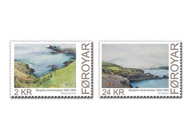 FAEROER 2011 Arte, Bergithe Johannessen 2v MNH**