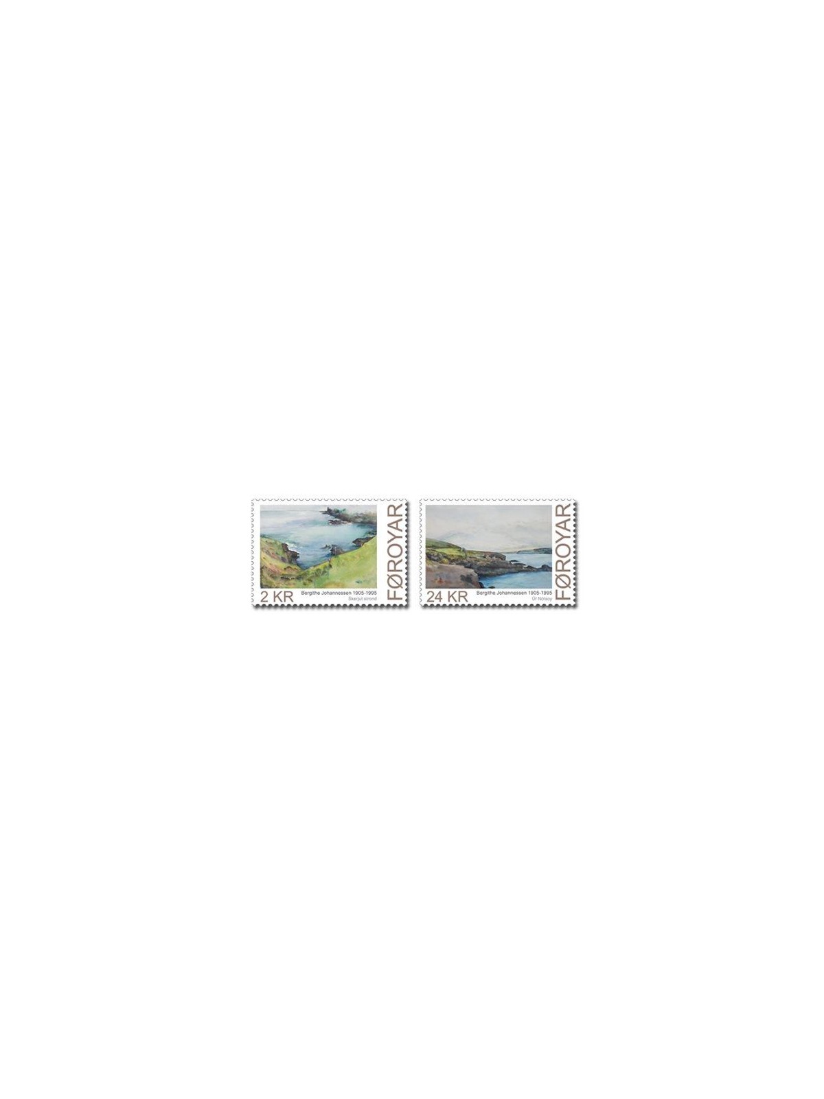 FAEROER 2011 Art, Bergithe Johannessen 2v MNH**