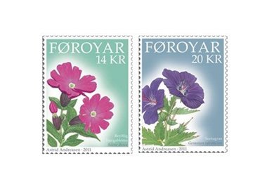 FAEROER 2011 Mountain flowers 2v MNH**