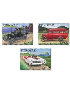 FAEROER 2011 Vintage cars 3v MNH**