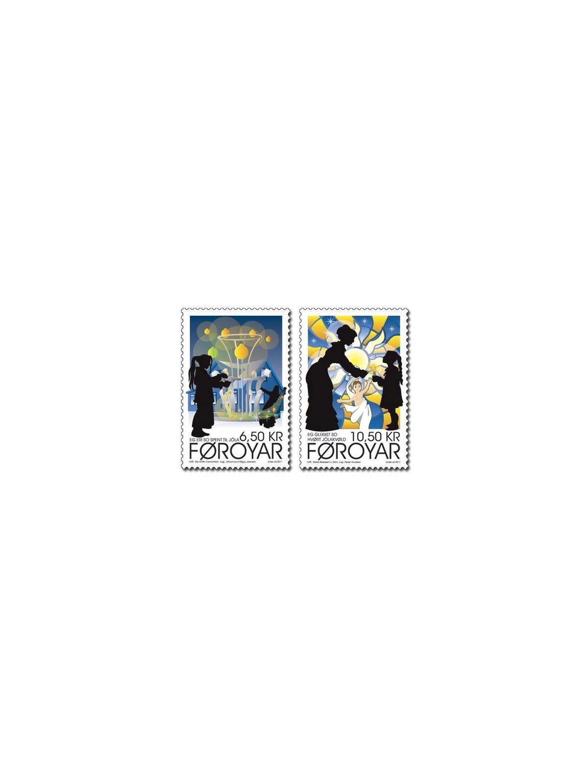 FAEROER 2011 Canzoni natalizie 2v MNH**