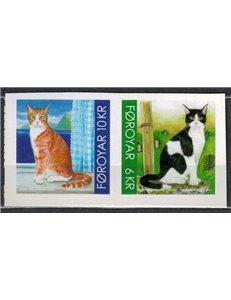 FAEROER 2011 Cats 2v stickers MNH**