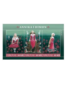 FAEROER 2011 Myths and legends, Annika of Dimun 1 s/s MNH**